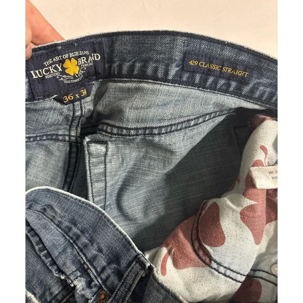 Lucky Brand 429 Classic Straight Leg Jeans (36x34)